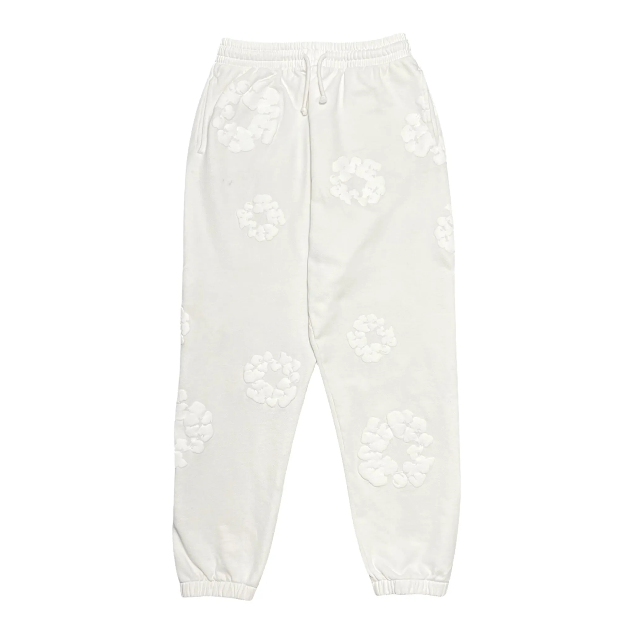 Denim Tears Mono Cotton Wreath Sweatpants White