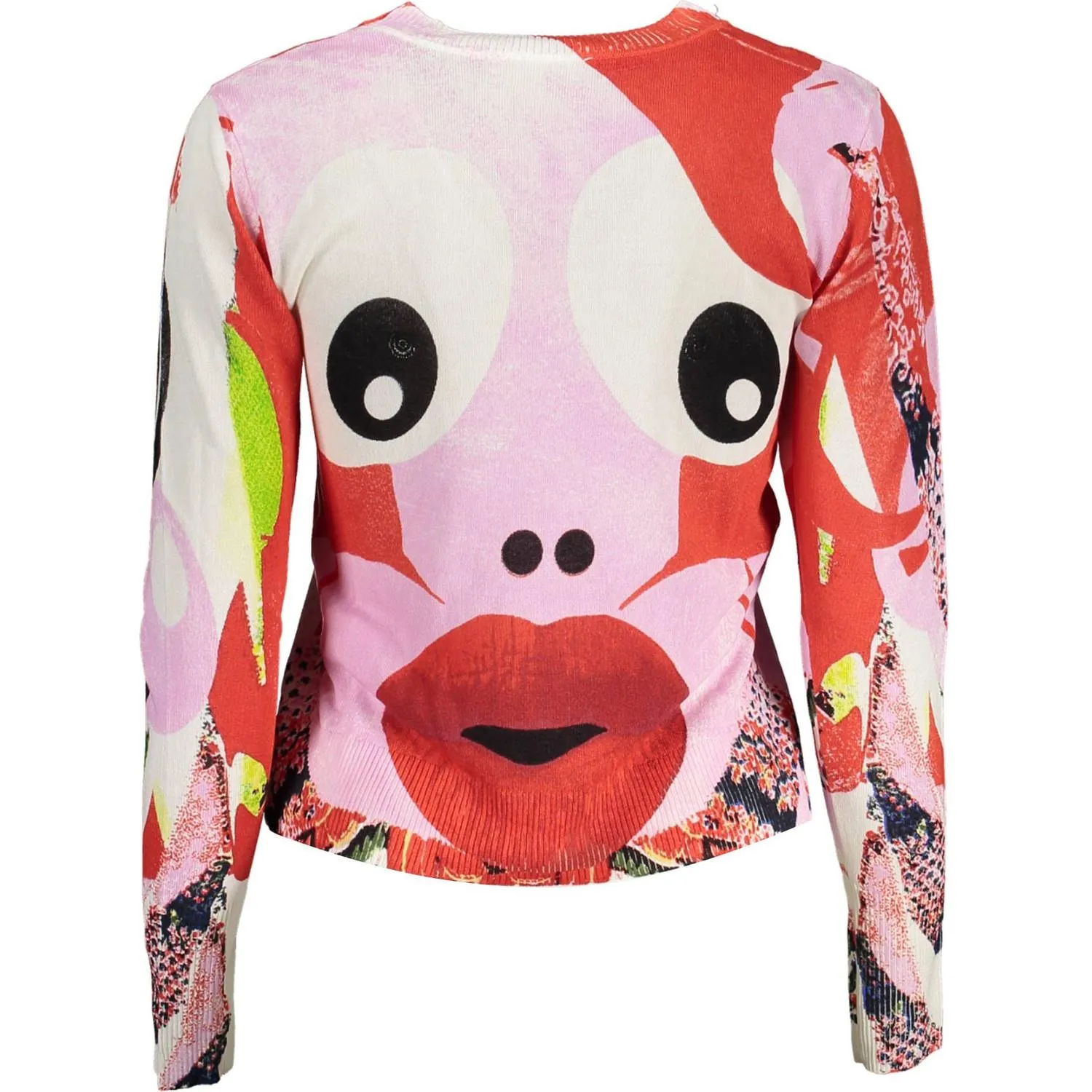 Desigual Pink Viscose Women Sweater