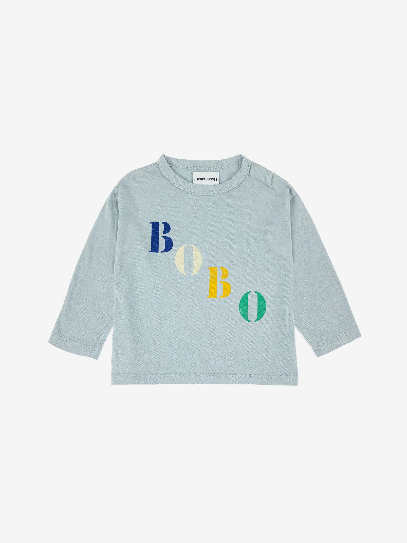 Diagonal Long Sleeve Bobo T-Shirt