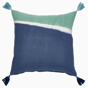 Dip-Dyed Indigo Decorative Pillow