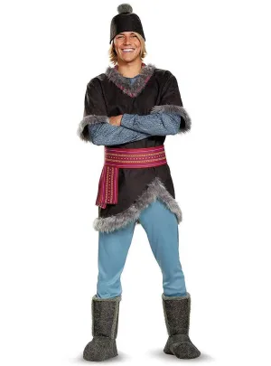 Disney Frozen Mens Deluxe Plus Size Kristoff Costume