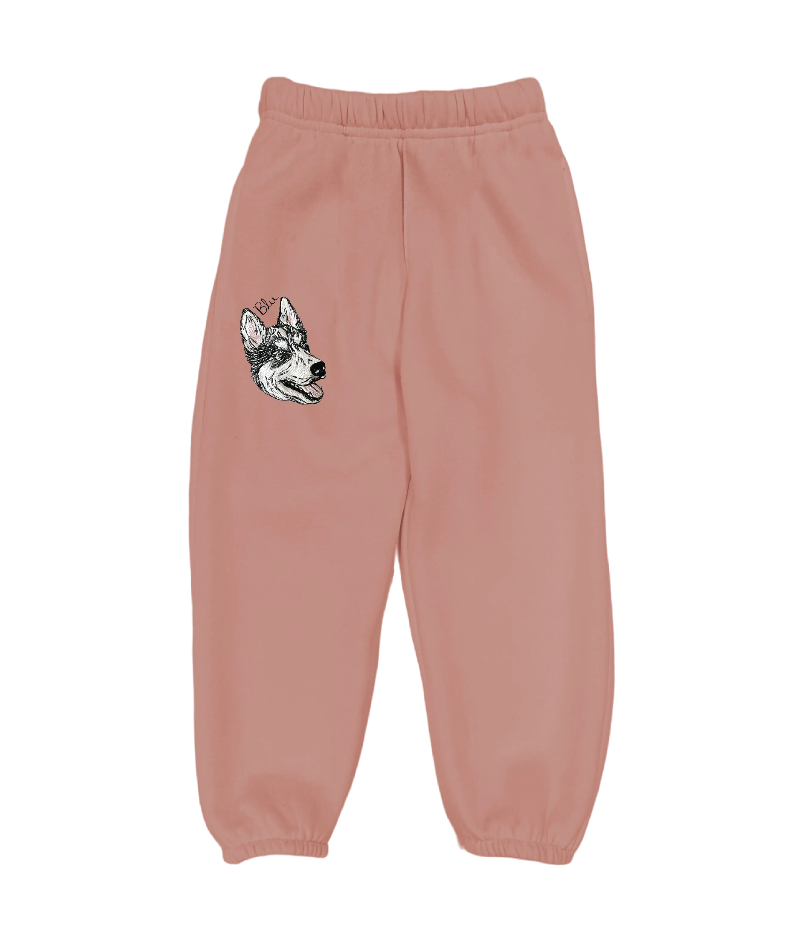 Doodle Style Custom Pet Portrait kids' Sweatpant