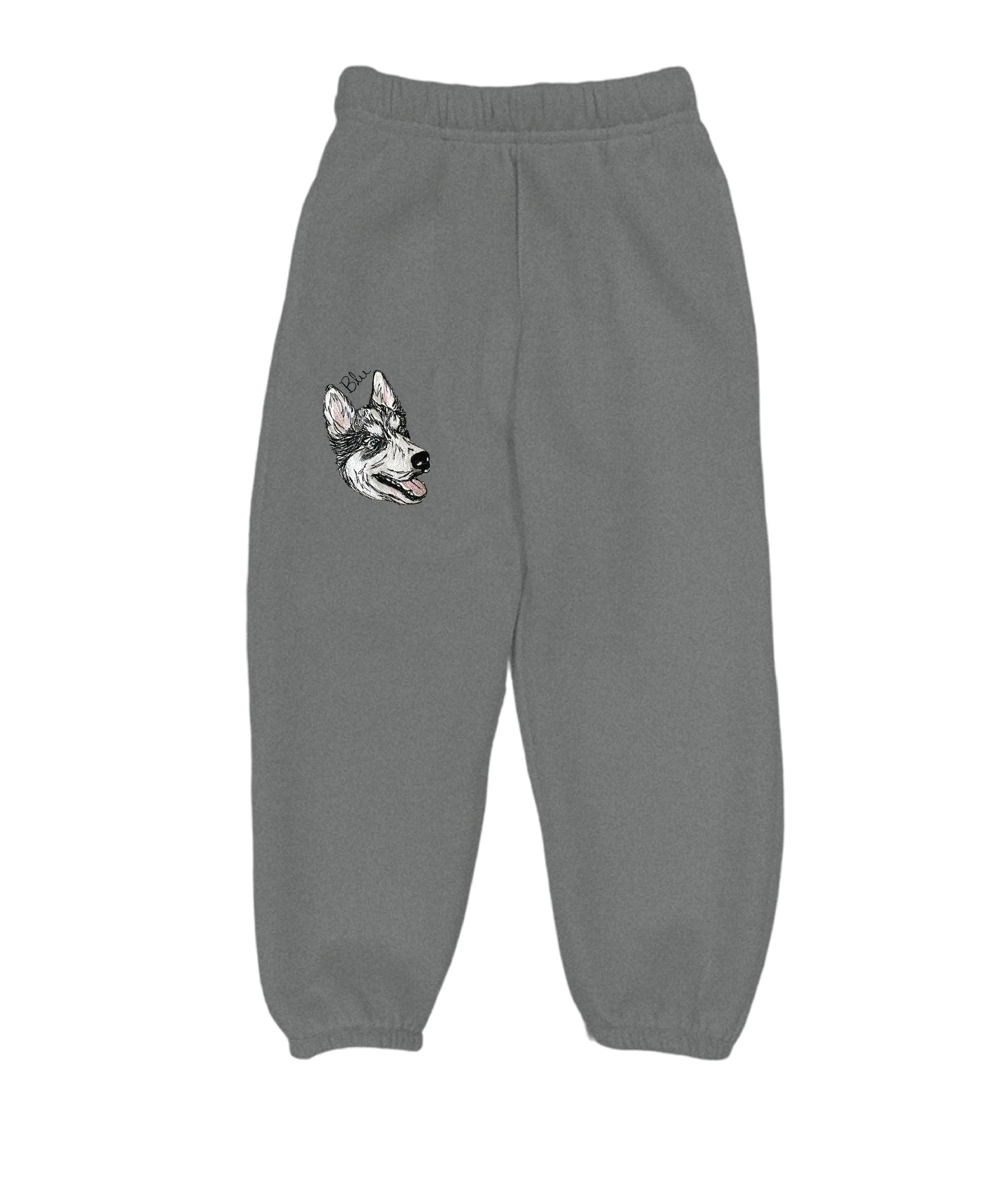 Doodle Style Custom Pet Portrait kids' Sweatpant