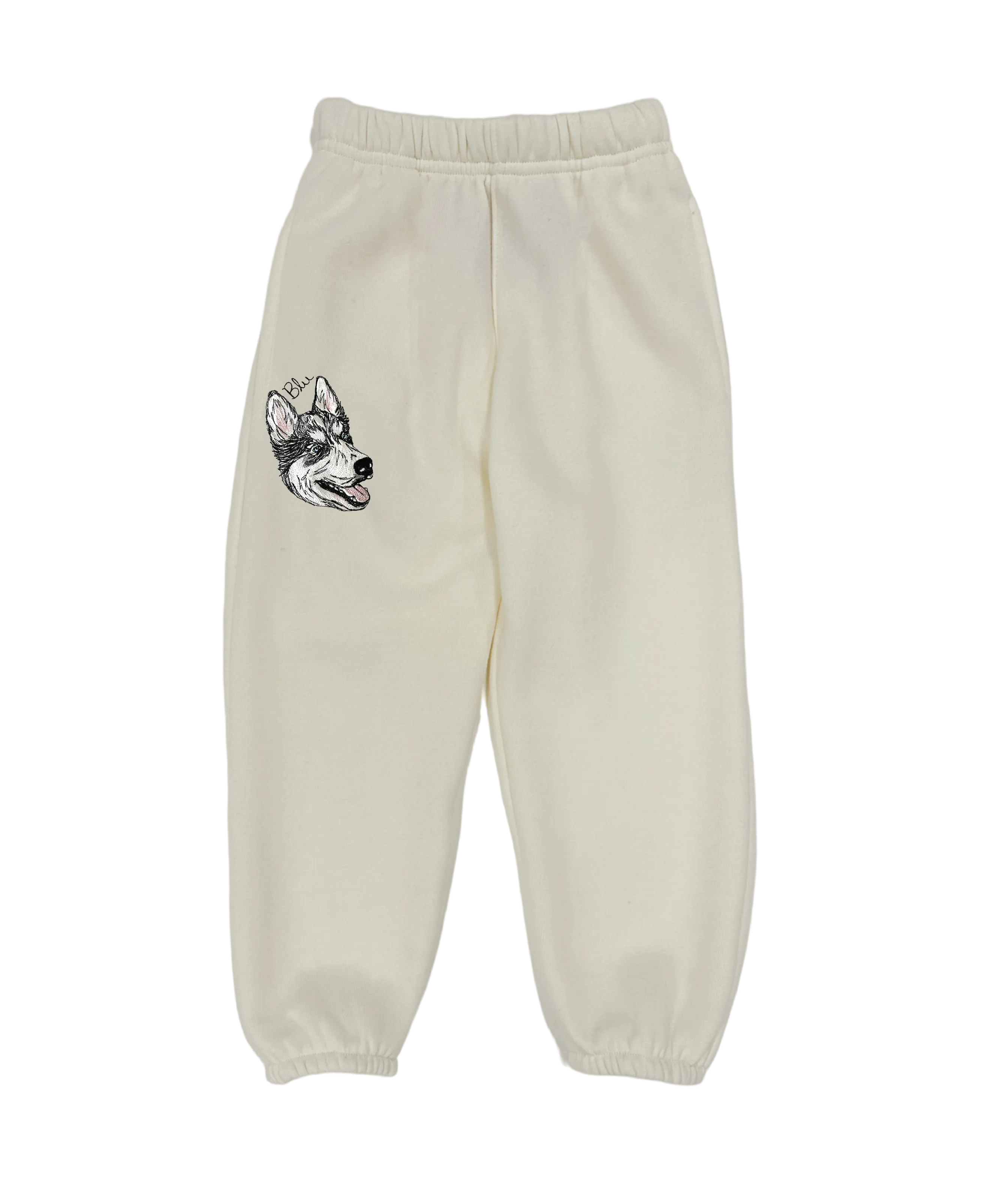 Doodle Style Custom Pet Portrait kids' Sweatpant