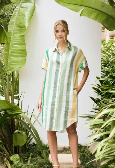 Echo Leo Shirt Dress