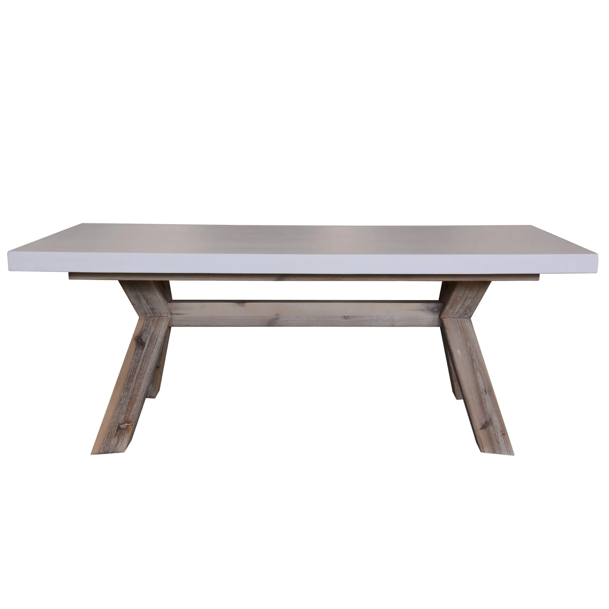 Eco-Friendly 120cm Coffee Table w/ Concrete Top