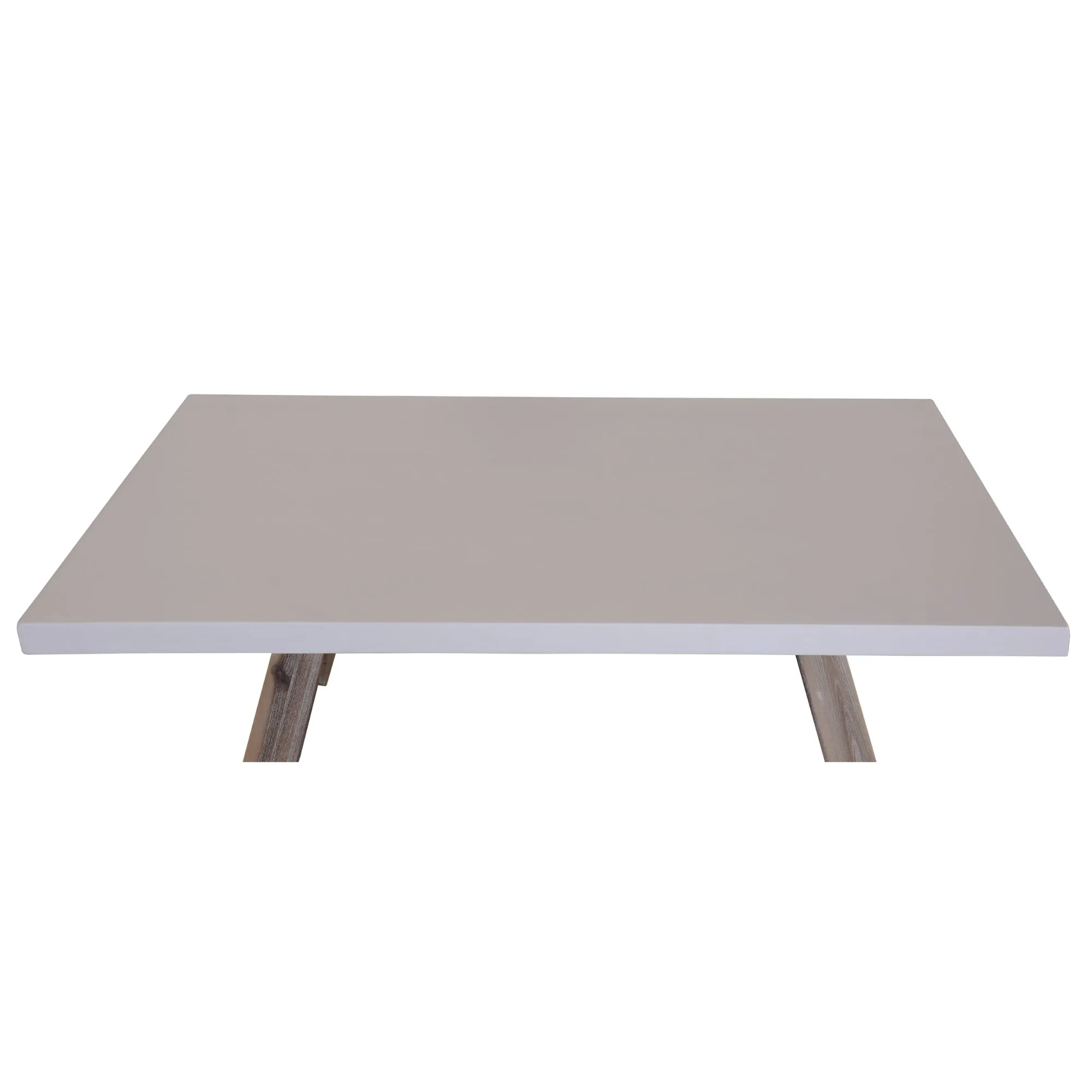 Eco-Friendly 120cm Coffee Table w/ Concrete Top