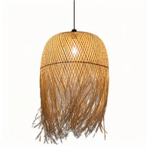 Eco-Friendly Bamboo Hanging Pendant Light