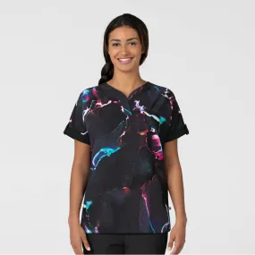 Fashion Prints Women's Oversized Print Top (6167)