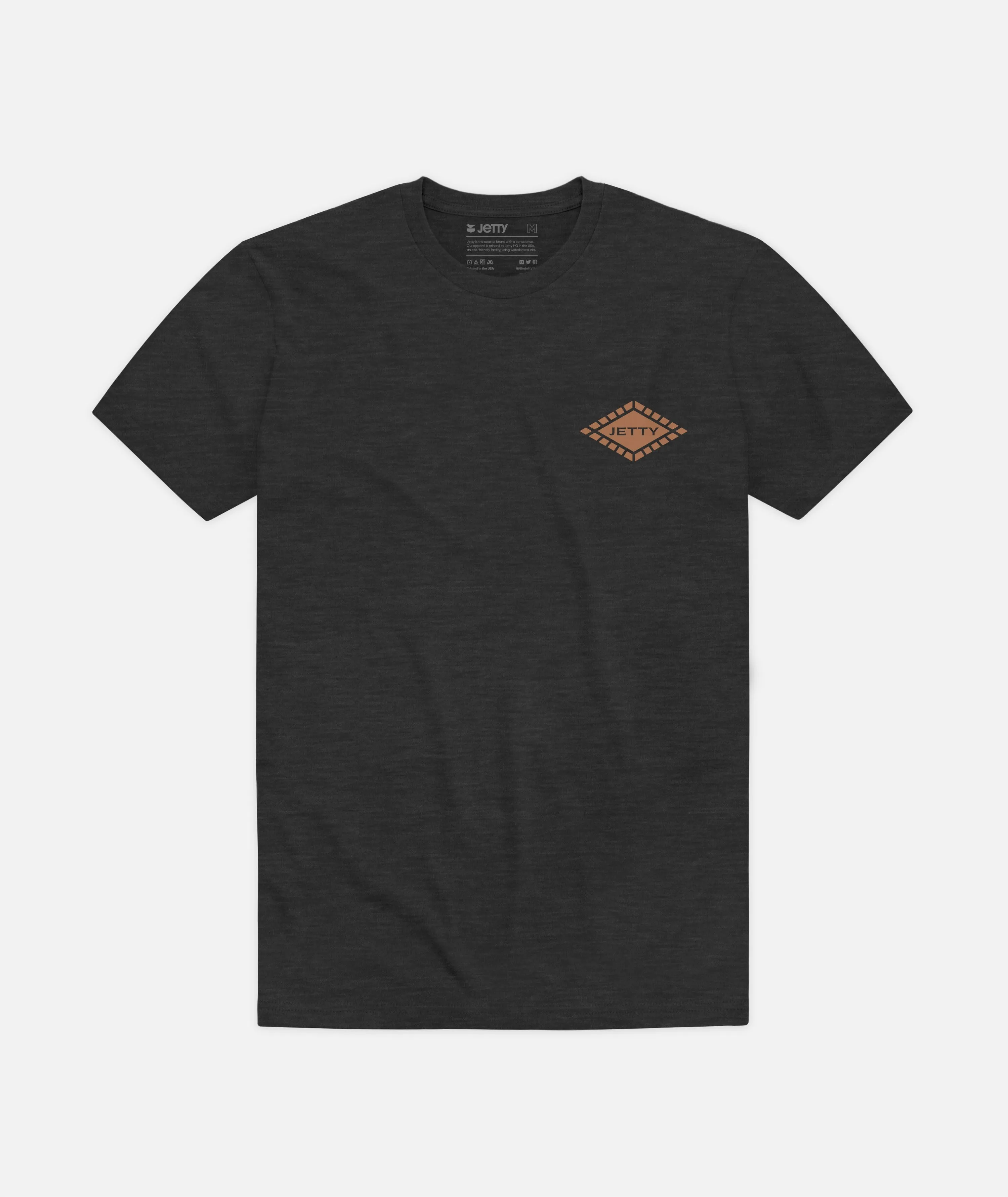 Fins Tee - Charcoal