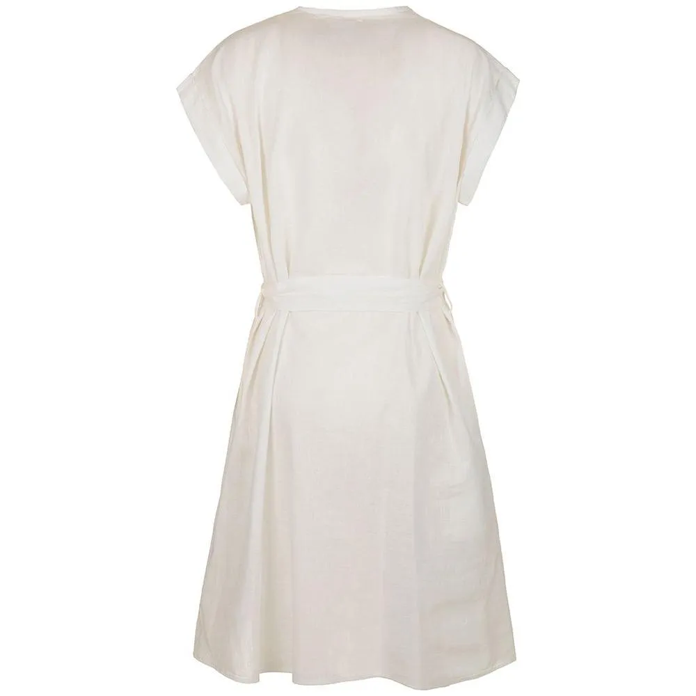 Fred Mello White Cotton Women Dress