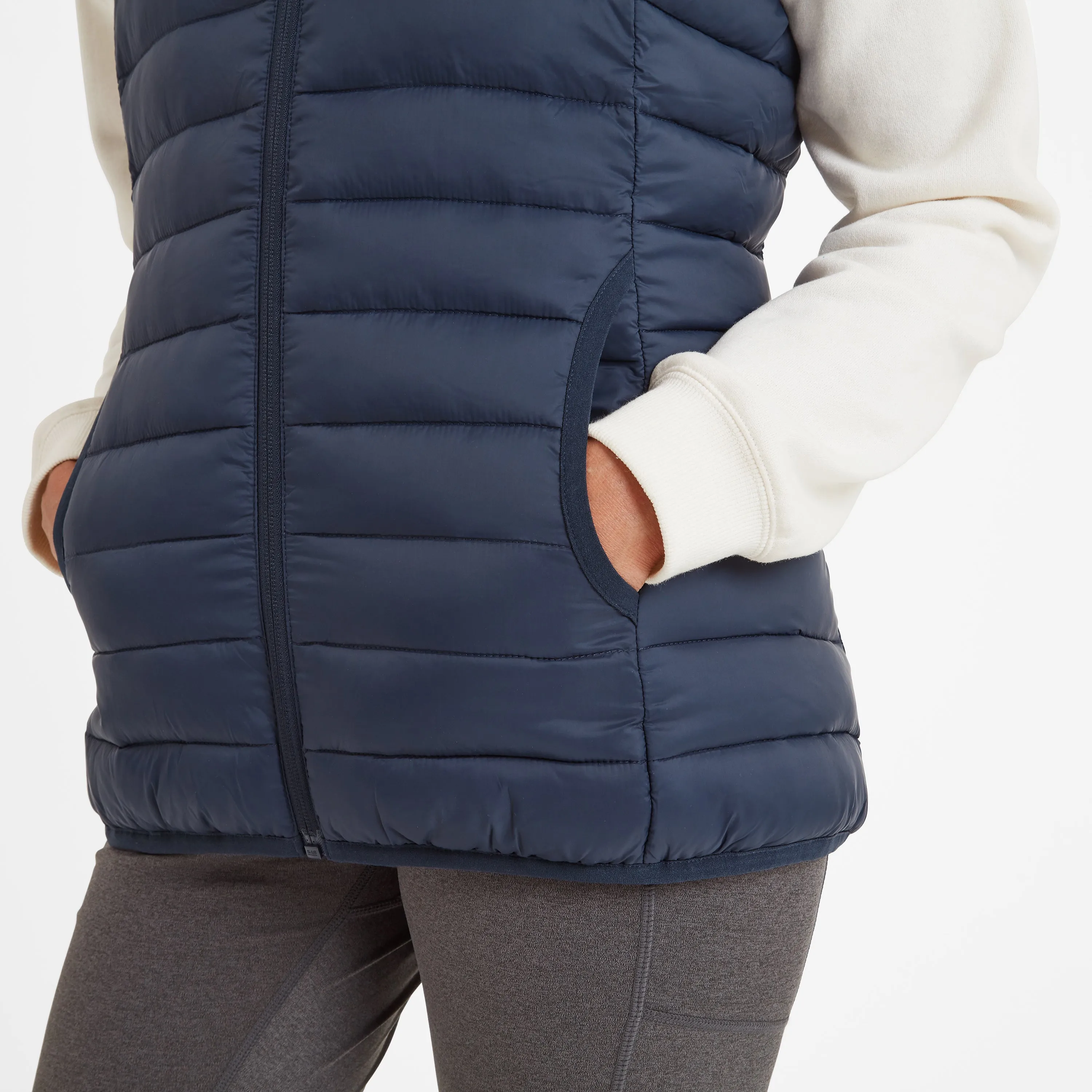 Gibson Womens Insulated Padded Gilet - Dark Indigo