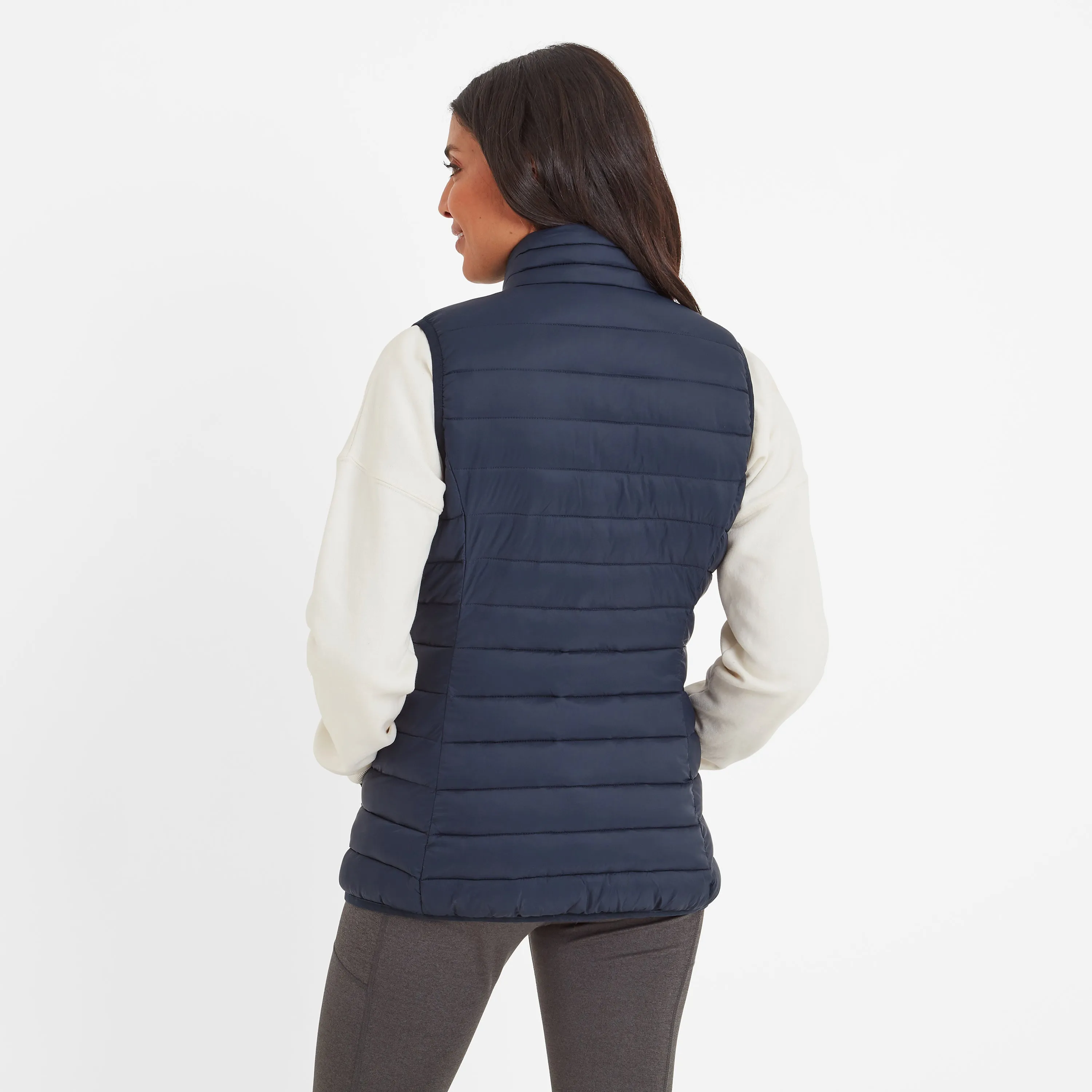 Gibson Womens Insulated Padded Gilet - Dark Indigo