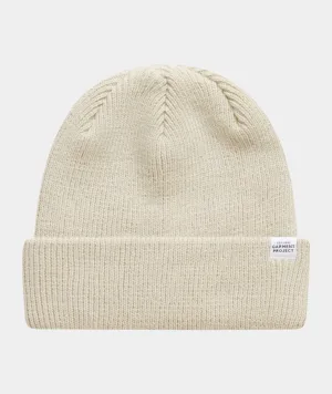 GP Logo Unisex Beanie - Bone White