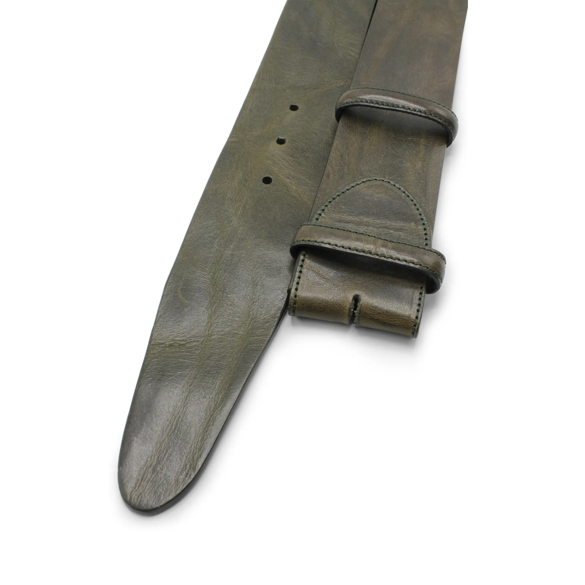 Grant Extra Wide Vintage Feel Unlined Belt Strap