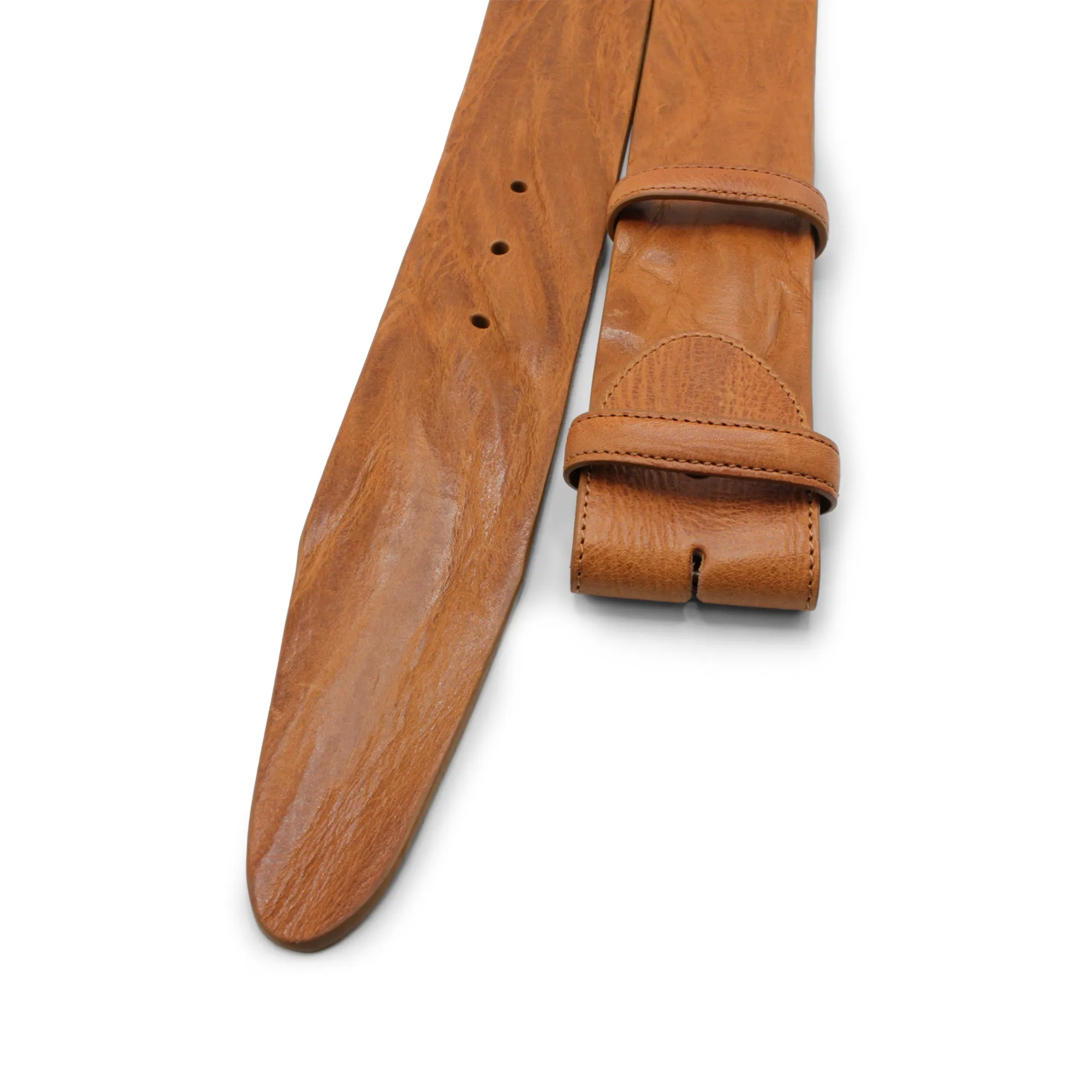 Grant Extra Wide Vintage Feel Unlined Belt Strap