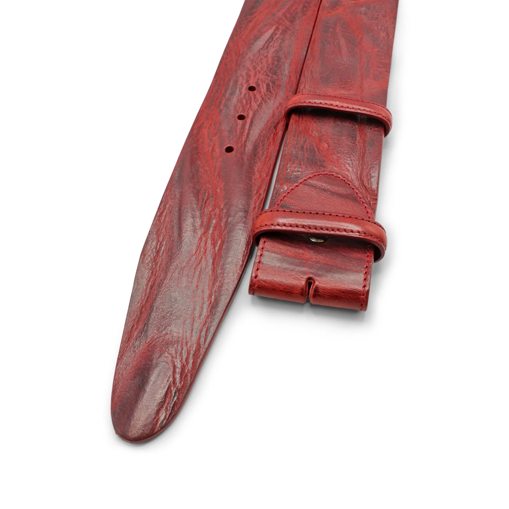 Grant Extra Wide Vintage Feel Unlined Belt Strap