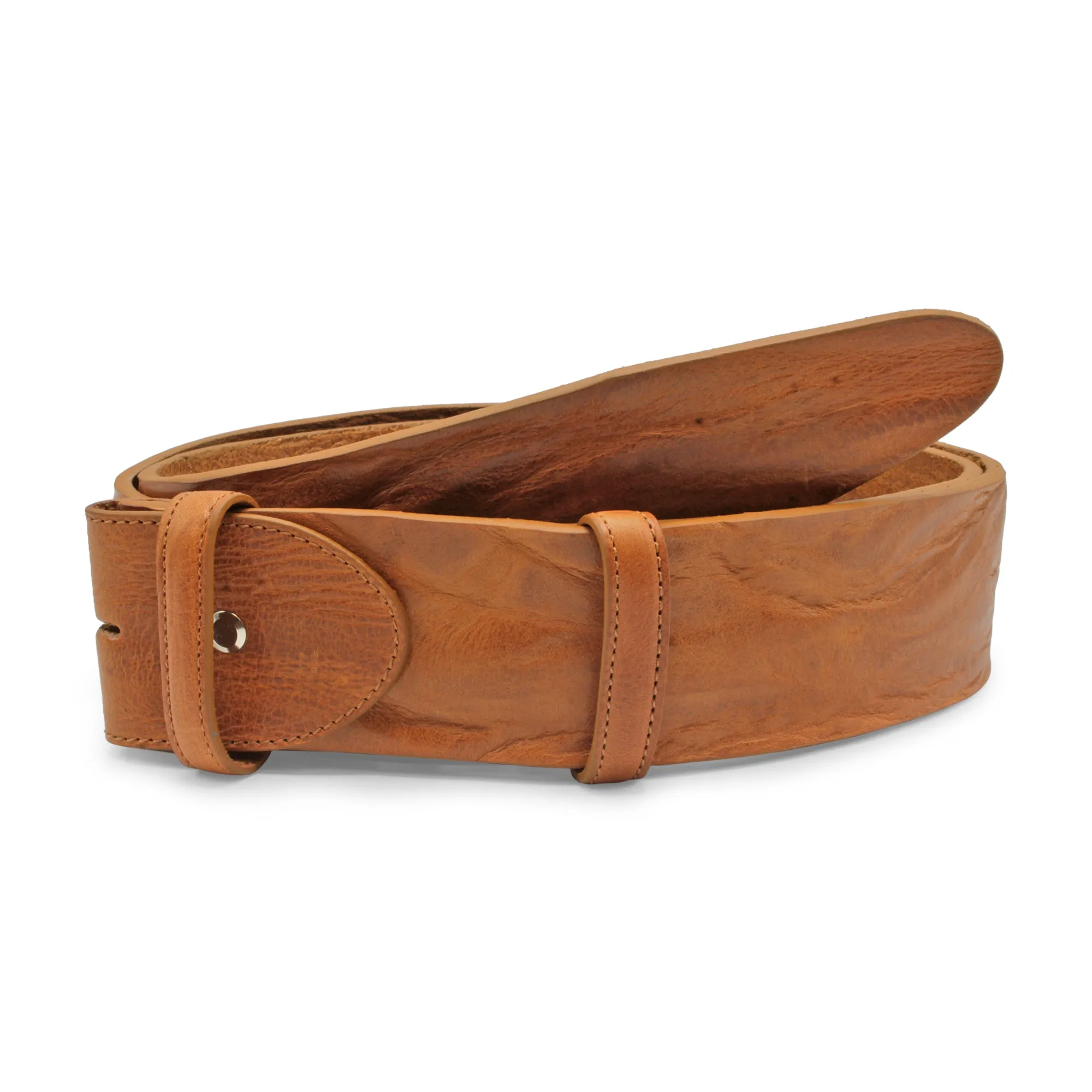 Grant Extra Wide Vintage Feel Unlined Belt Strap