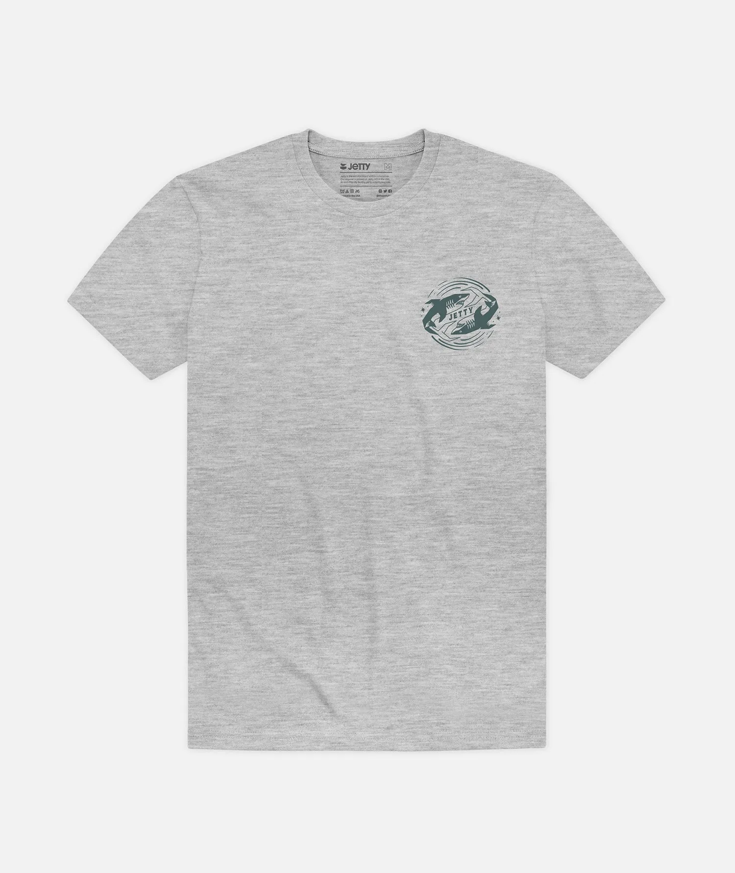 Grom Backflip Tee - Heather Grey