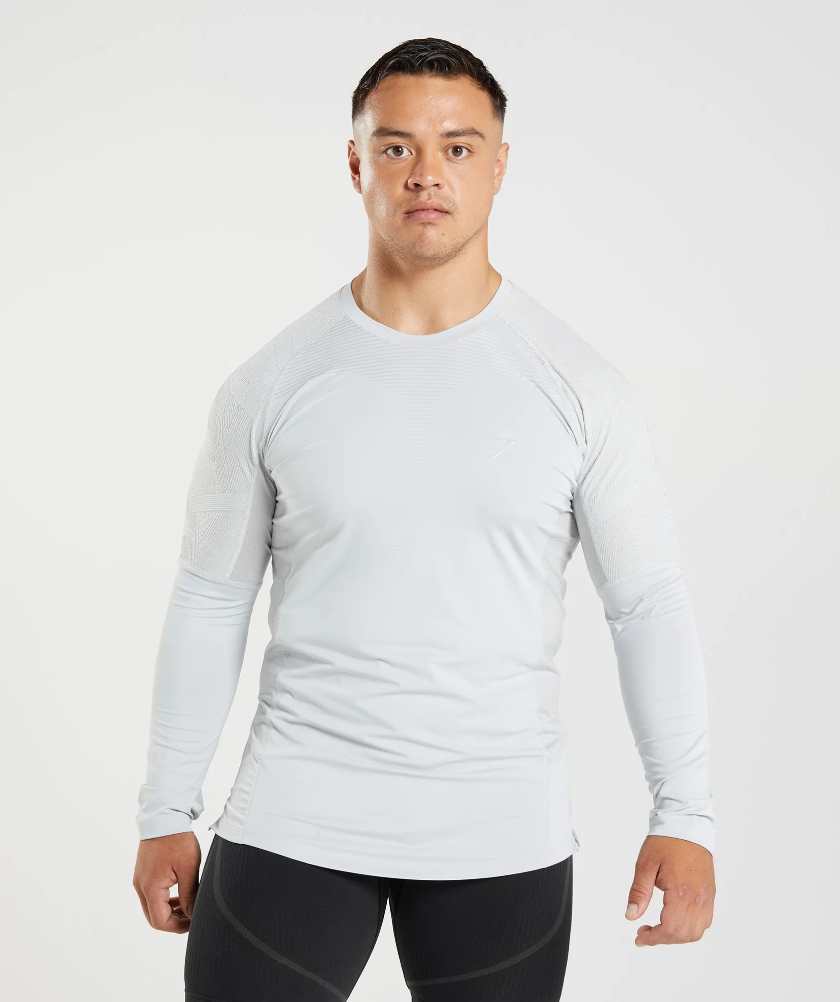 Gymshark 315 Long Sleeve T-Shirt - Light Grey