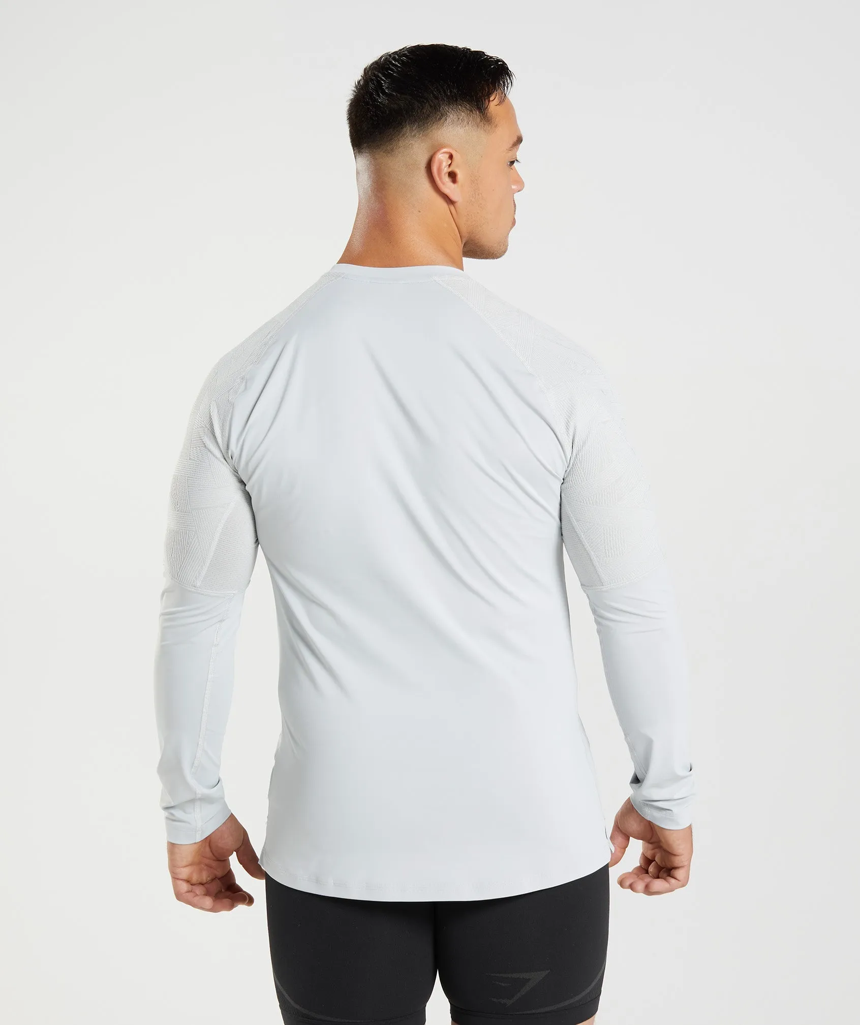 Gymshark 315 Long Sleeve T-Shirt - Light Grey