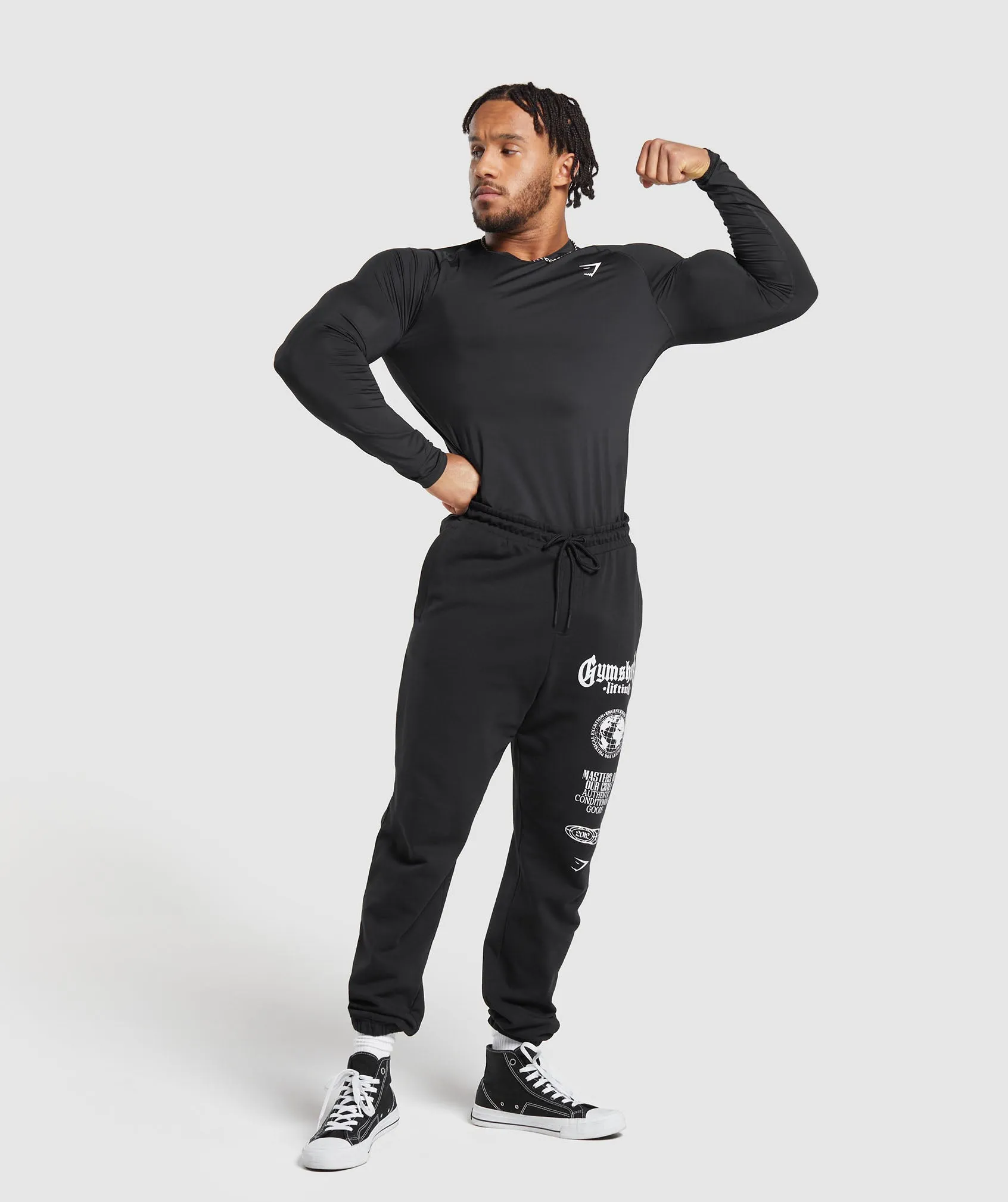 Gymshark Element Baselayer Long Sleeve T-Shirt - Black