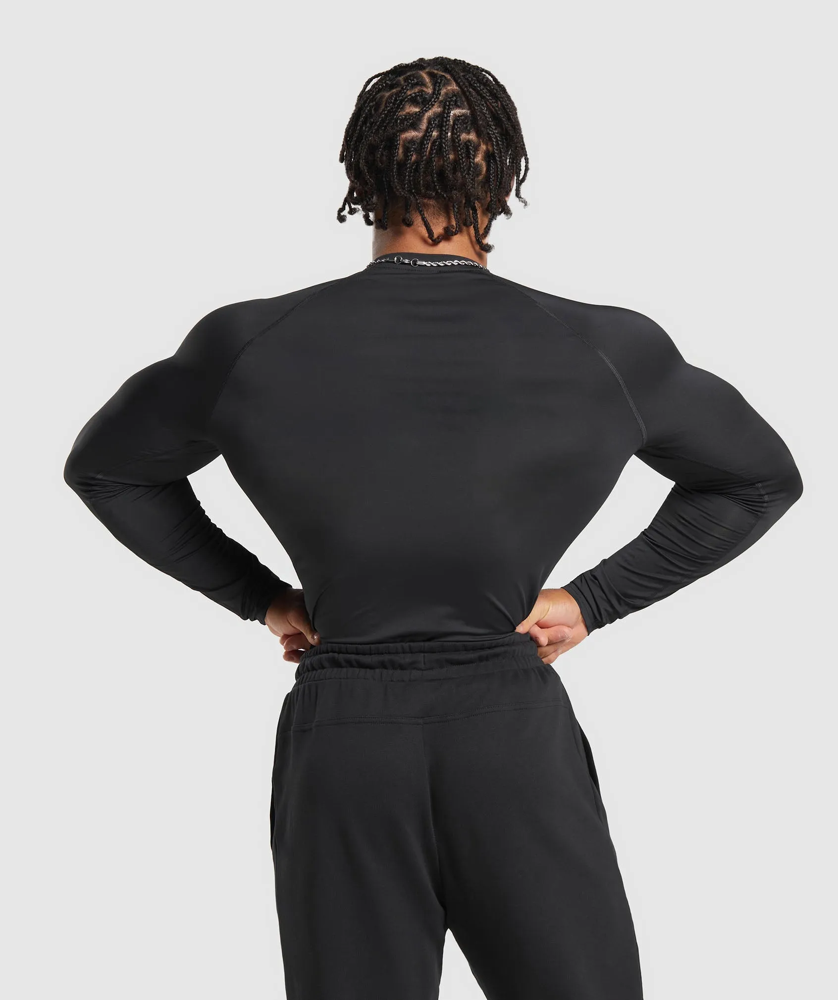 Gymshark Element Baselayer Long Sleeve T-Shirt - Black