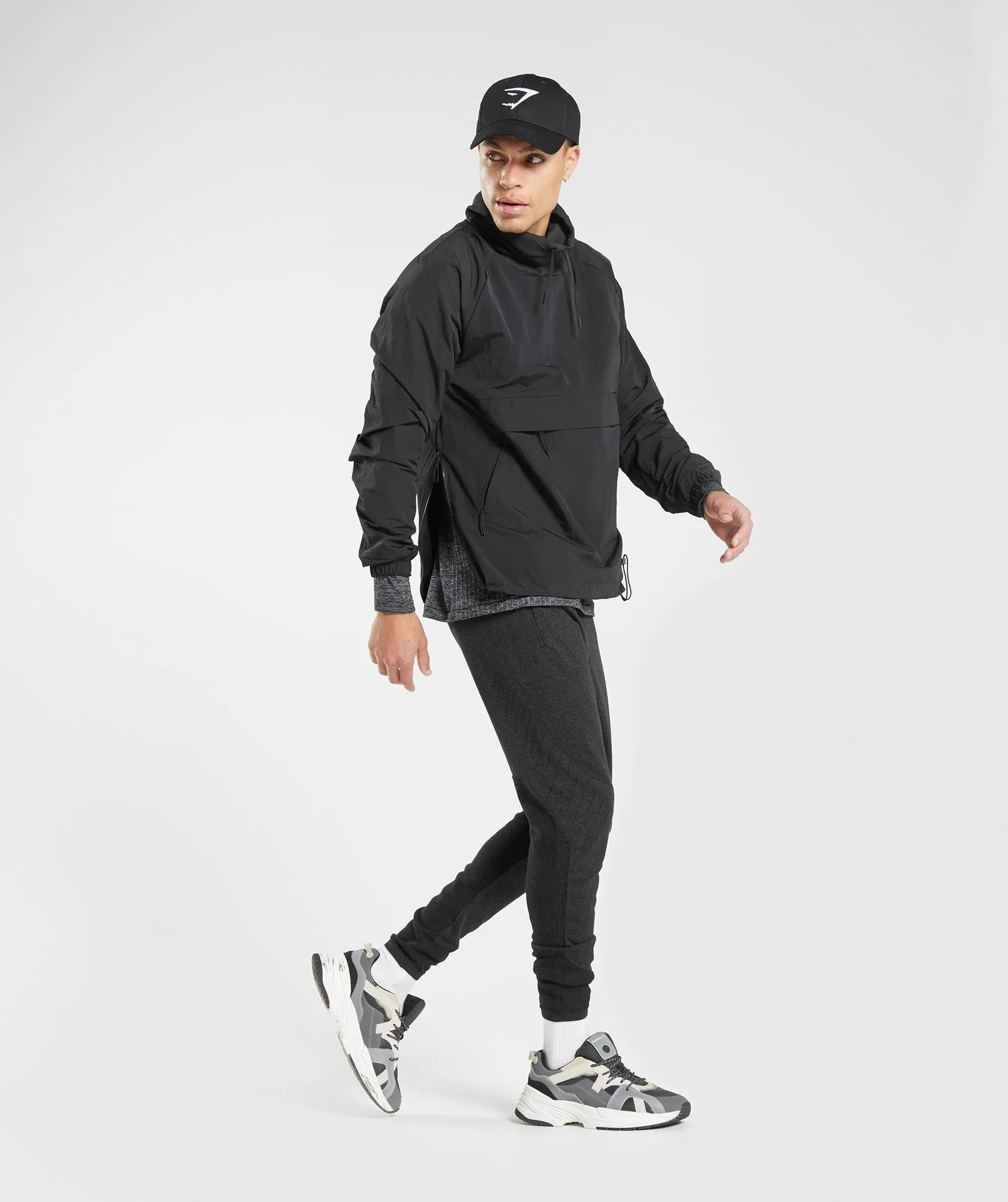 Gymshark Retake Knit Joggers - Black Marl