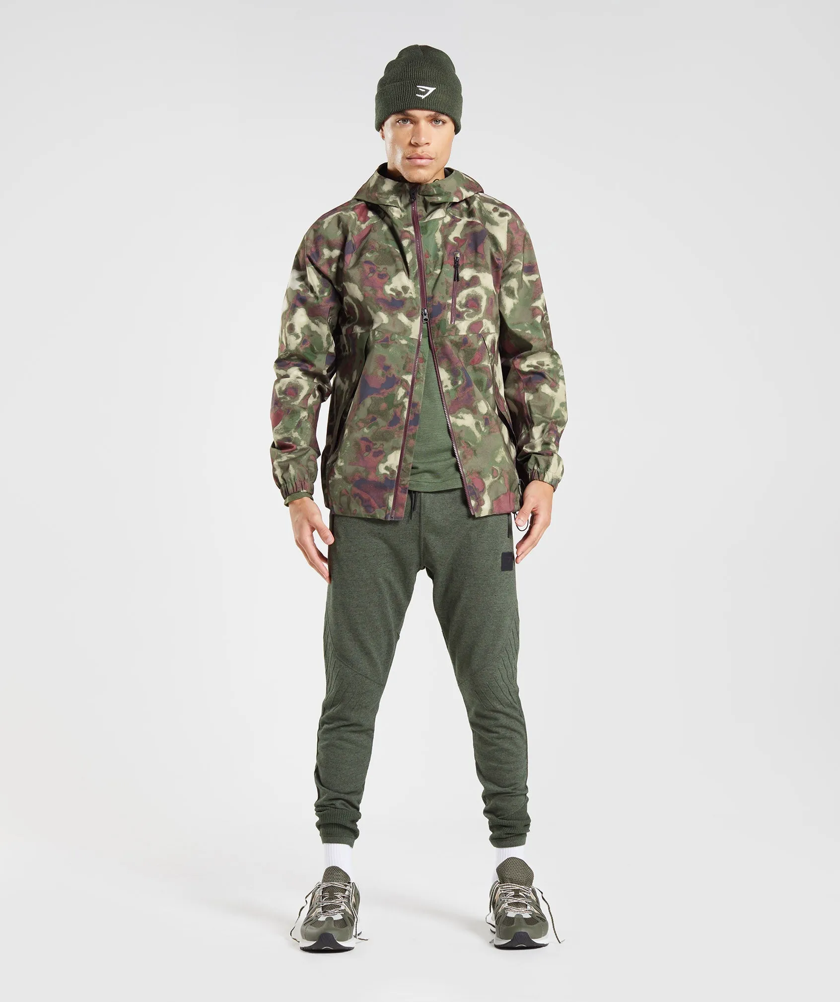 Gymshark Retake Knit Joggers - Moss Olive Marl