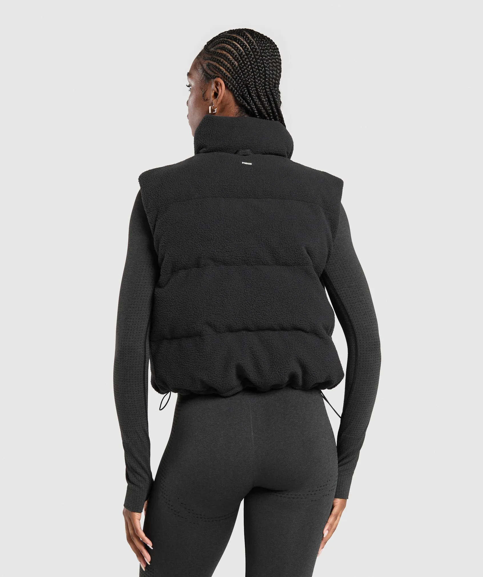 Gymshark Sherpa Gilet - Black