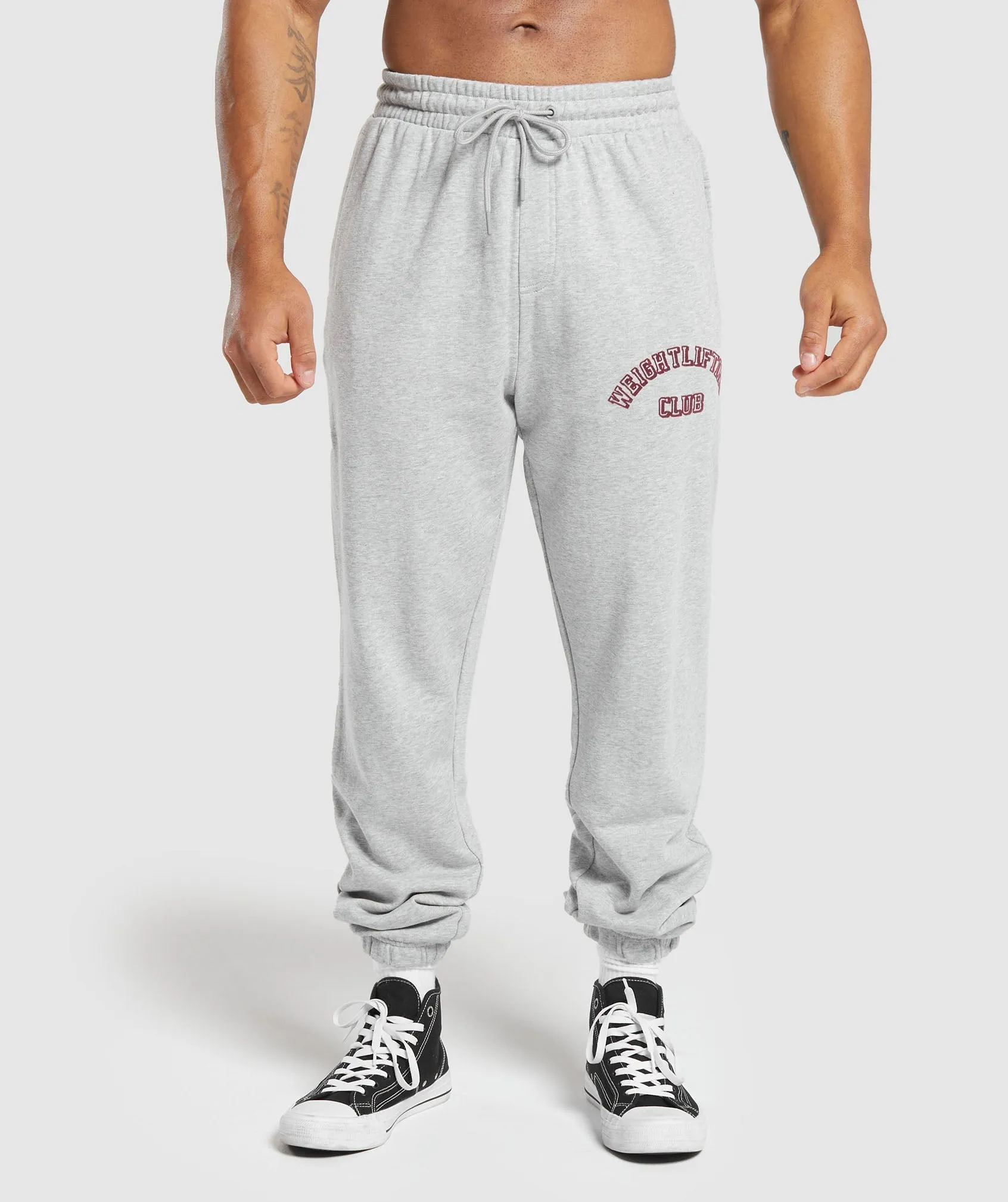 Gymshark Weightlifting Club Joggers - Light Grey Core Marl