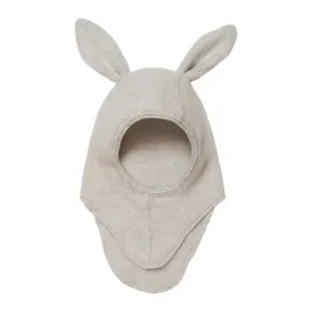 HutteliHut BUNBUN Balaclava Ears Soft Wool Light Grey Melange