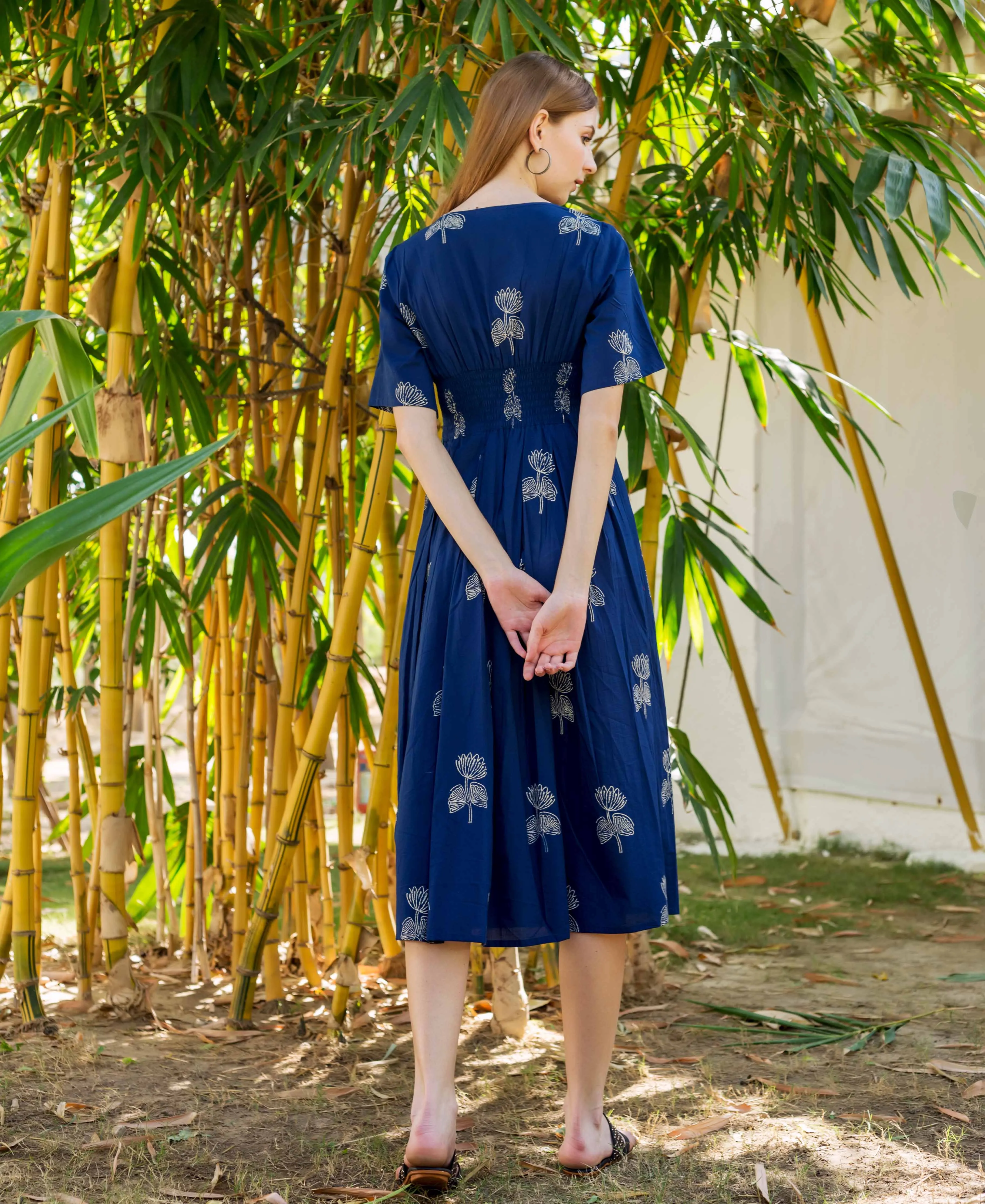 Indigo Ayesha Dress