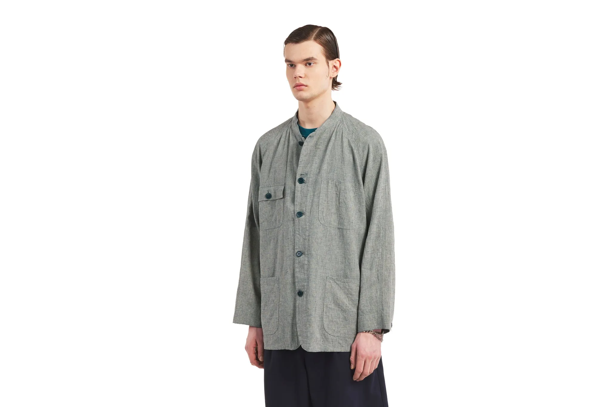 Indigo Chambray Work Jacket