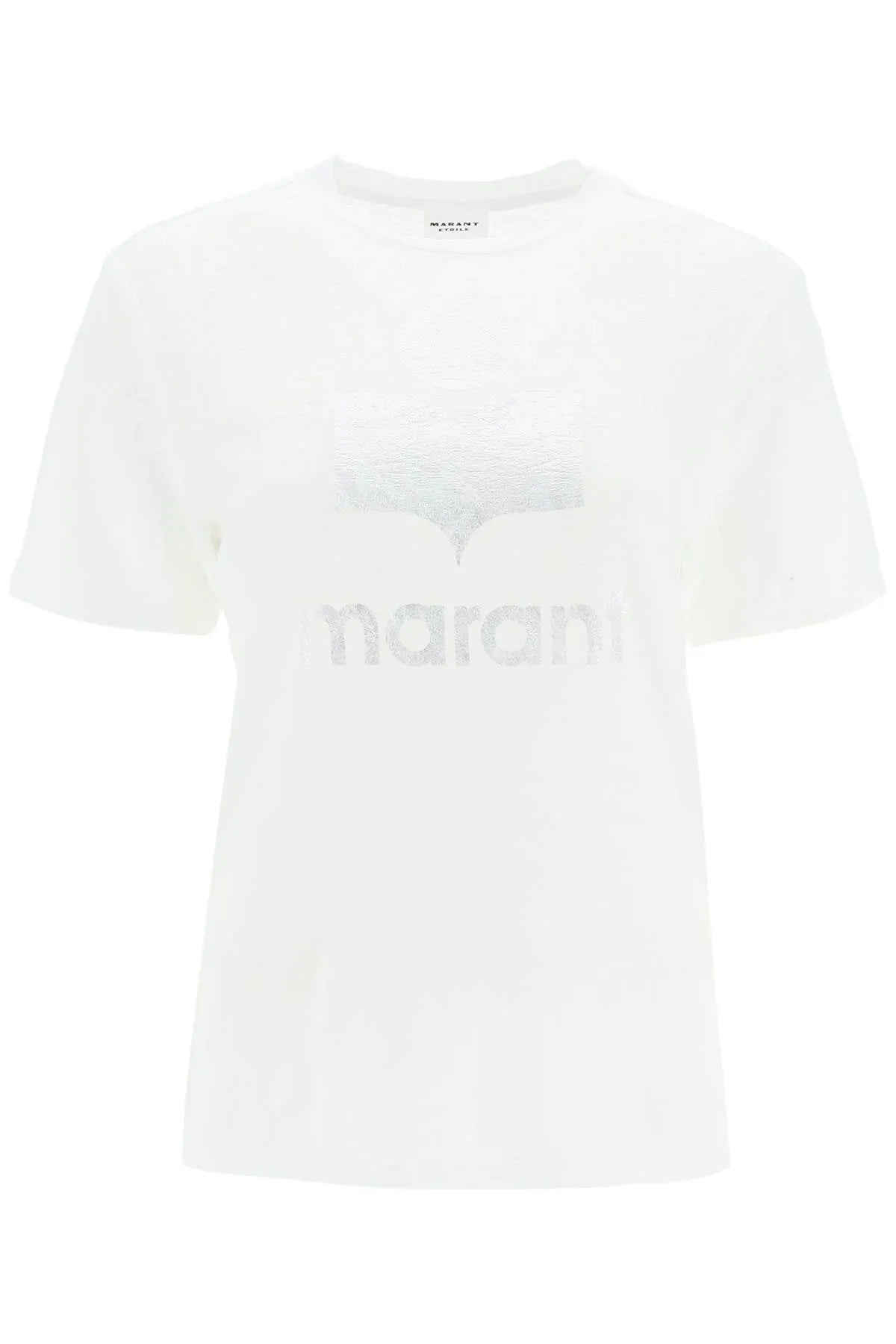 Isabel marant etoile 'zewel' t-shirt with metallic logo