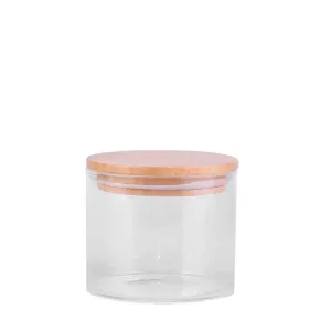 Kates Glass Canister with Bamboo Lid 500ml