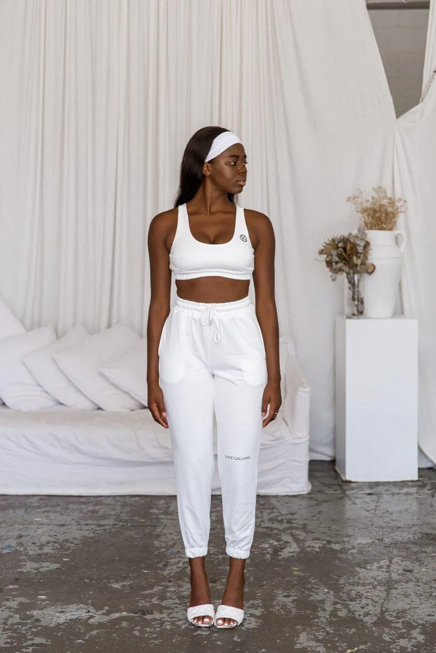 KG Lounge Joggers - White