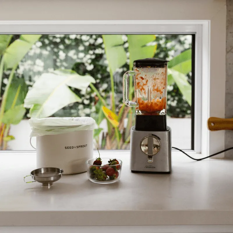 Kitchen Compost Bin | Mushroom