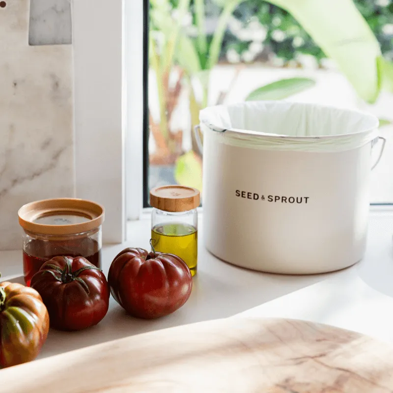 Kitchen Compost Bin | Mushroom