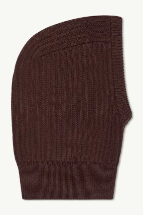 Knit Balaclava - Dark Brown