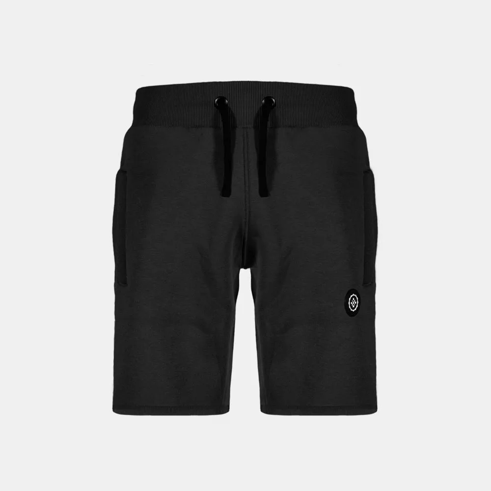 KUMU COCOON SWEATSHORTS - BLACK