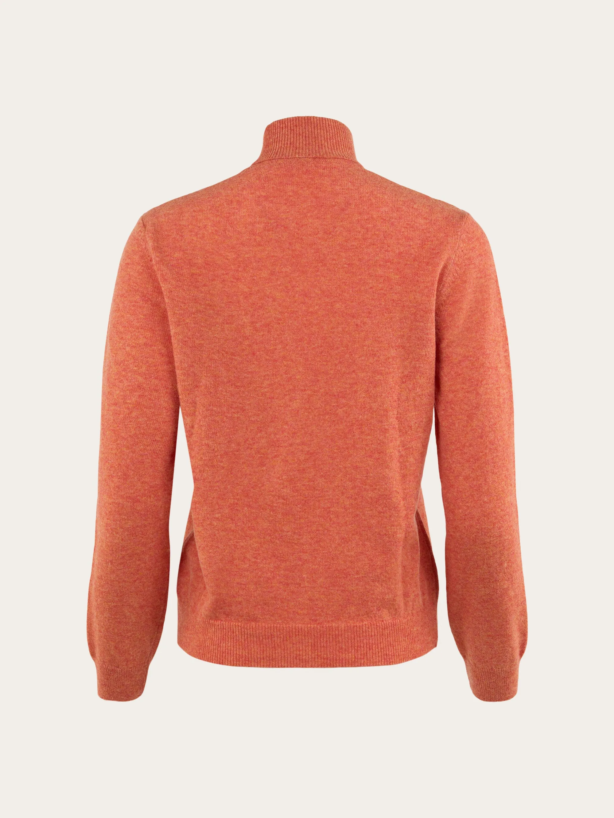 Lambswool roll neck - Autumn Leaf