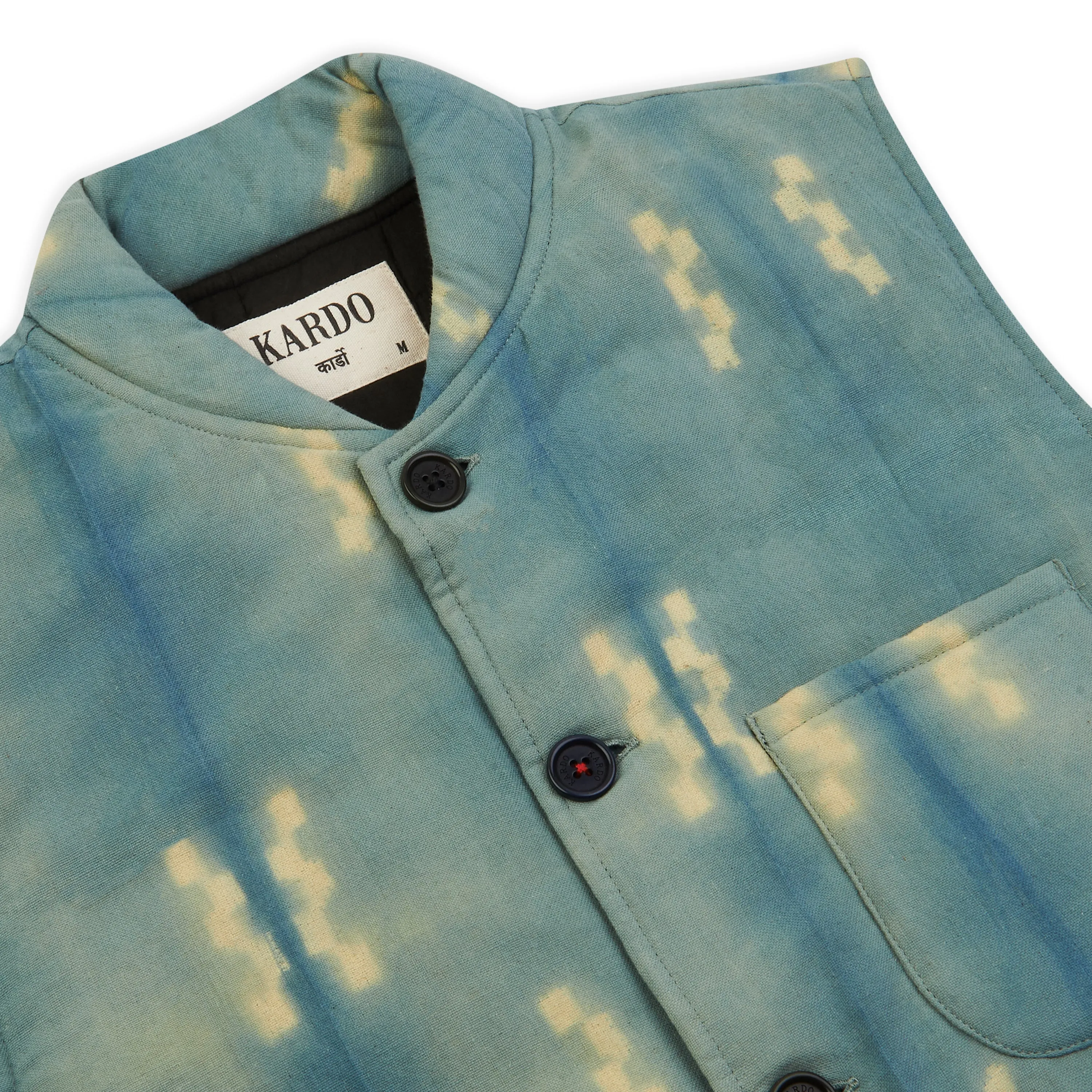 Leo Vest - Shibori Green