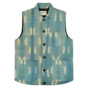 Leo Vest - Shibori Green