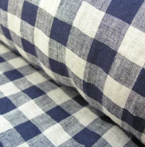 Linen Gingham Indigo