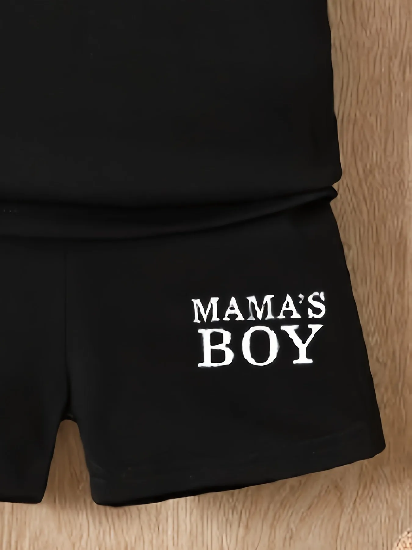 Mamas Boy Printed Tshirt  Shorts Set for Baby Boys