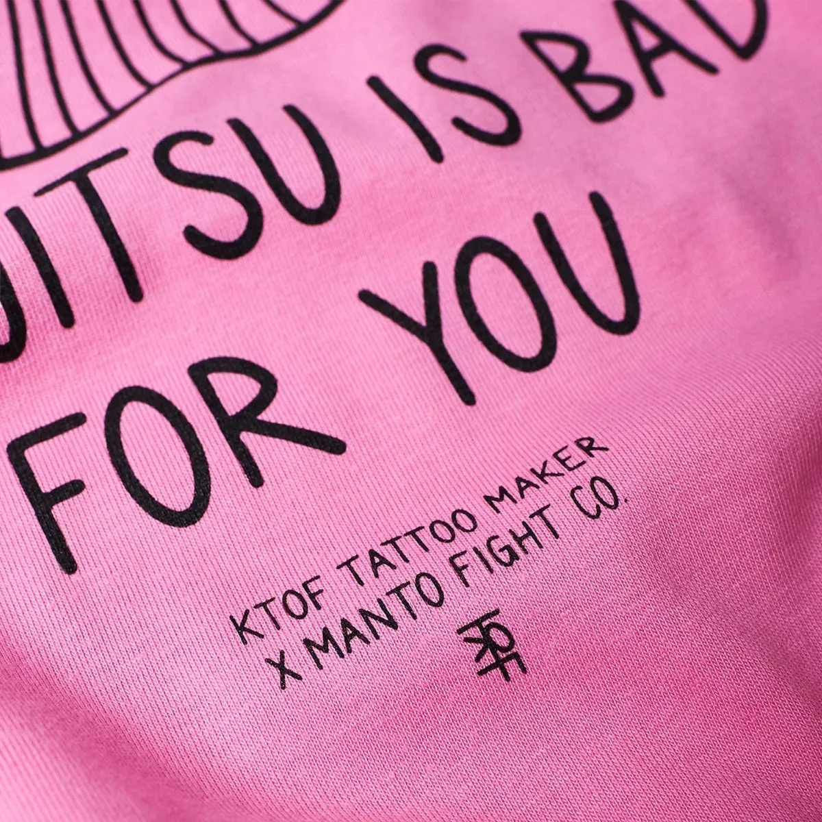 Manto x KTOF Balaclava T-Shirt Pink