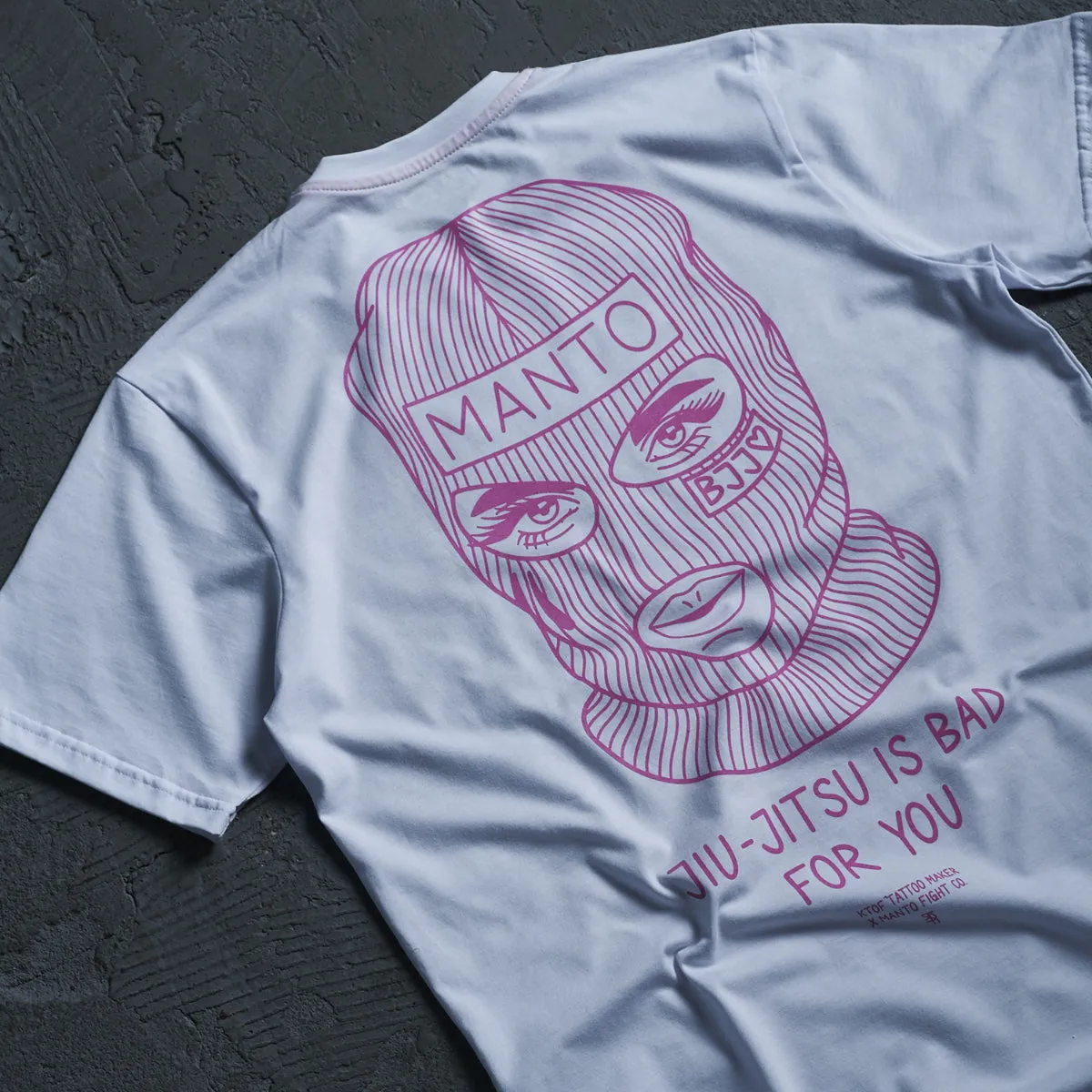 Manto x KTOF Balaclava T-Shirt White