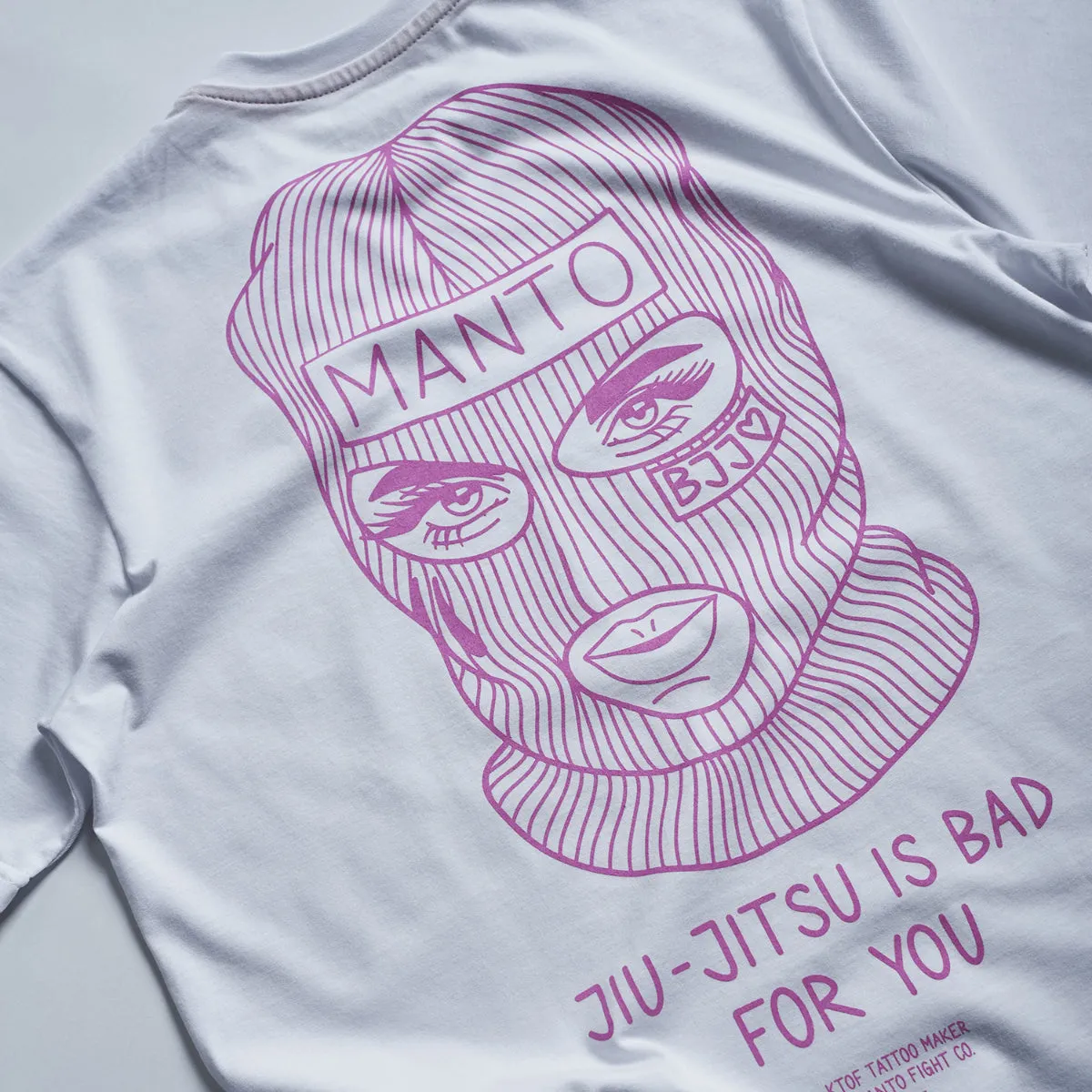 Manto x KTOF Balaclava T-Shirt White