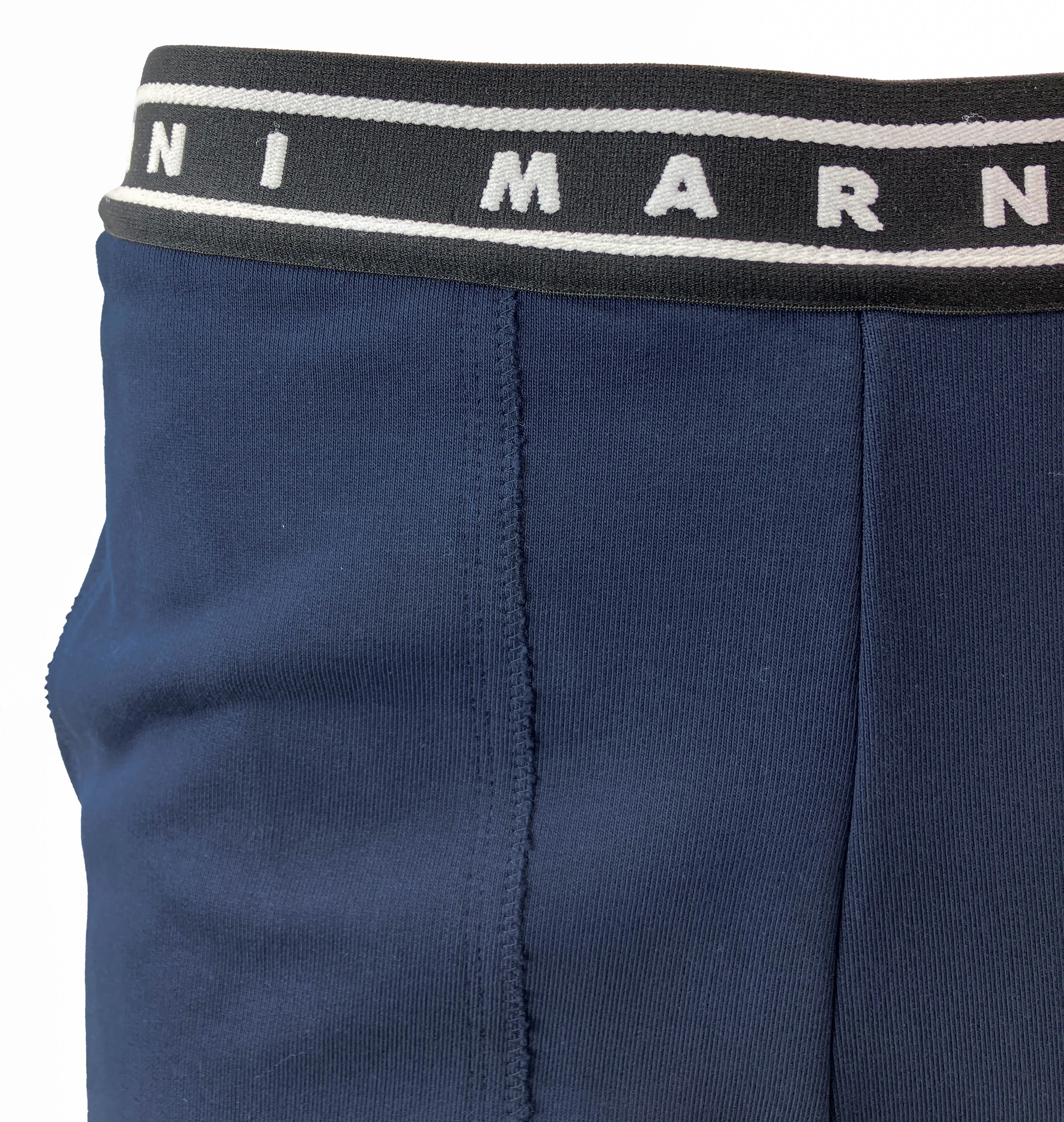 Marni Logo Sweatpants in Blue Kyanite